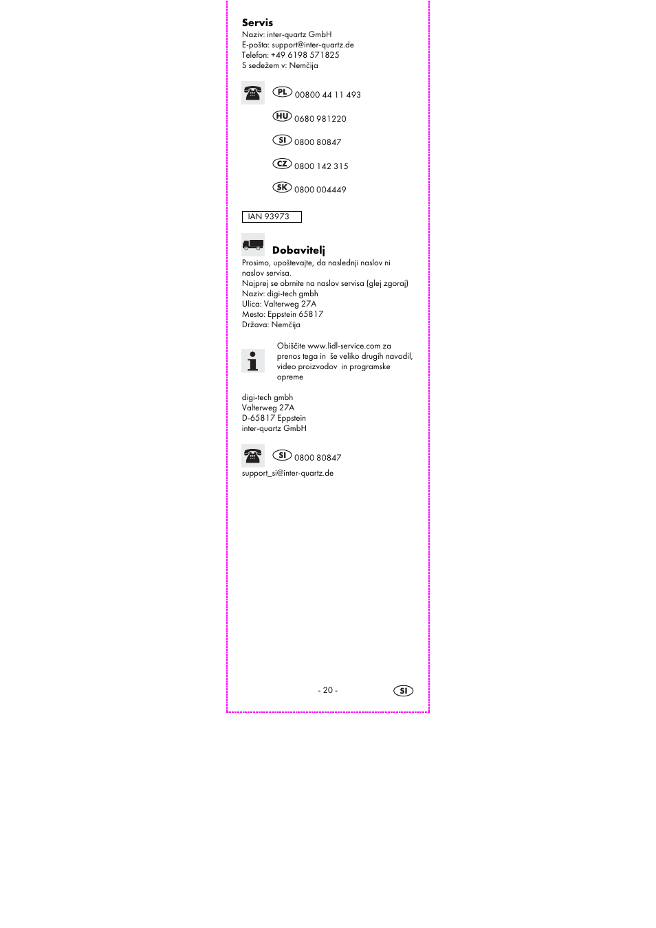 Auriol 2-LD3614-8 User Manual | Page 22 / 40