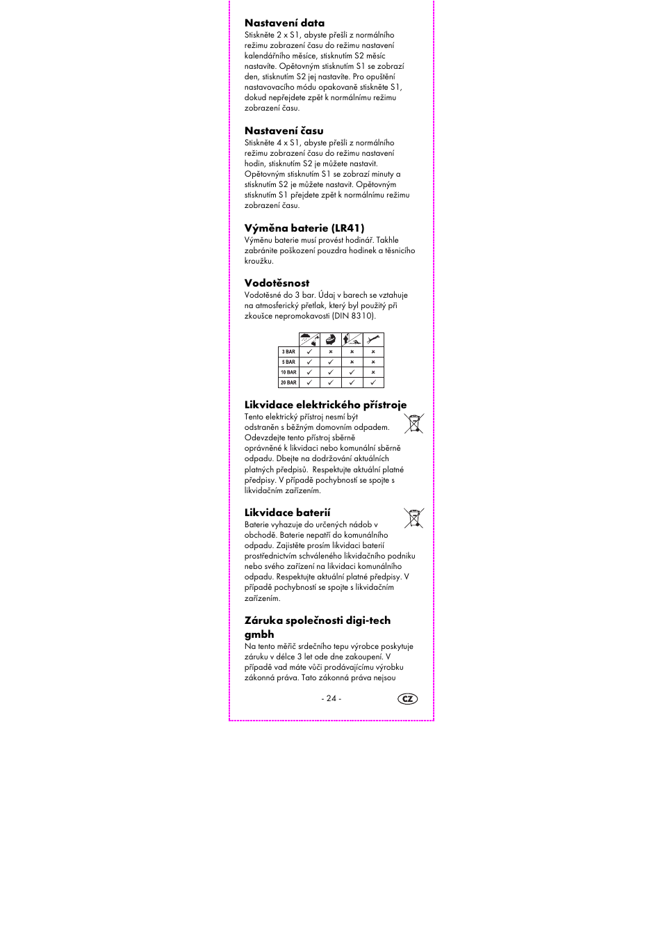 Auriol 2-LD3614-8 User Manual | Page 26 / 40