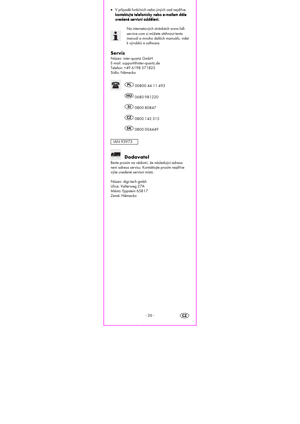 Auriol 2-LD3614-8 User Manual | Page 28 / 40