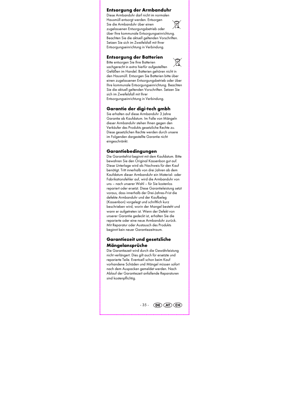 Auriol 2-LD3614-8 User Manual | Page 37 / 40