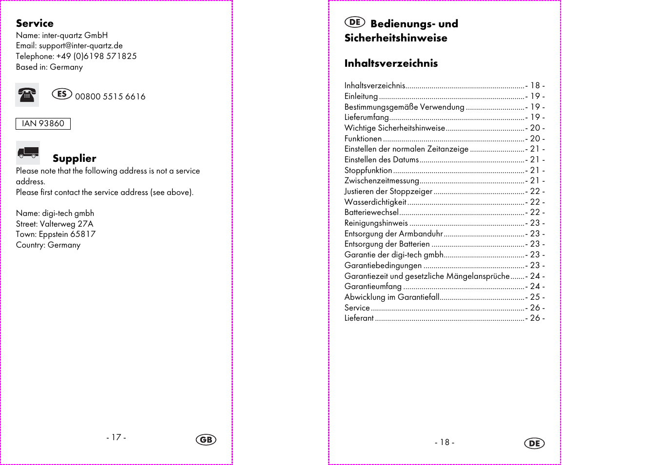 Auriol 2-LD3564 User Manual | Page 10 / 15