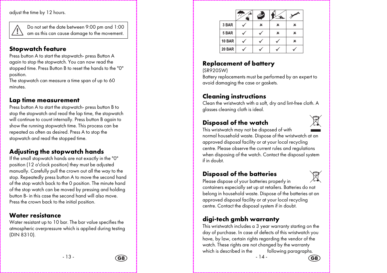 Auriol 2-LD3564 User Manual | Page 8 / 15