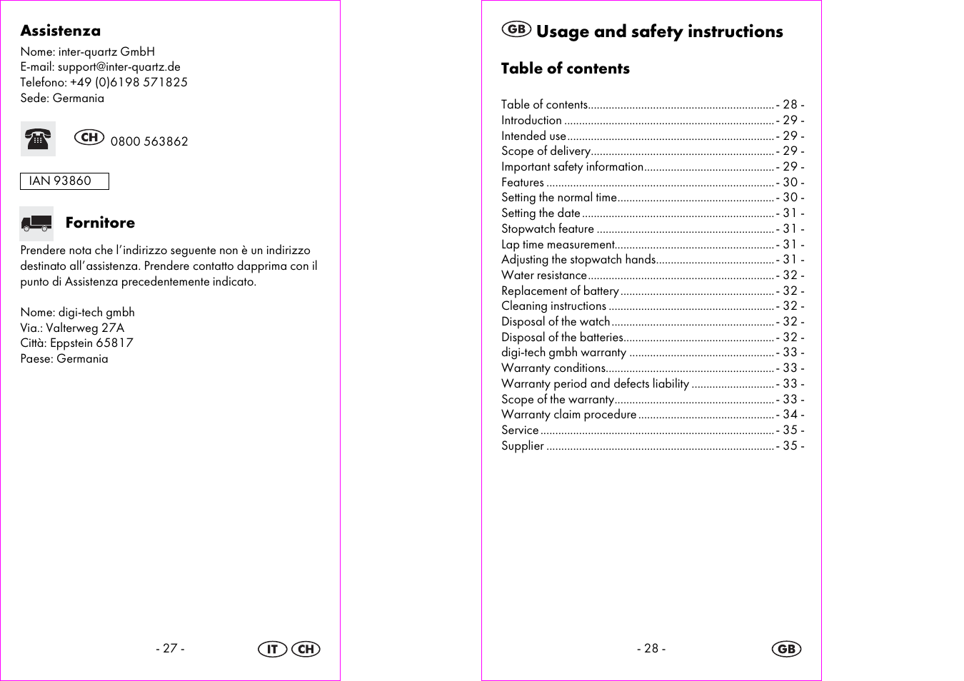 Auriol 2-LD3564 User Manual | Page 15 / 20