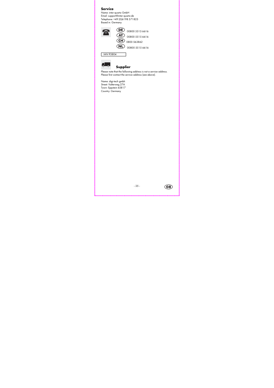 Auriol 2-LD3784-3_5_8_10 User Manual | Page 27 / 28