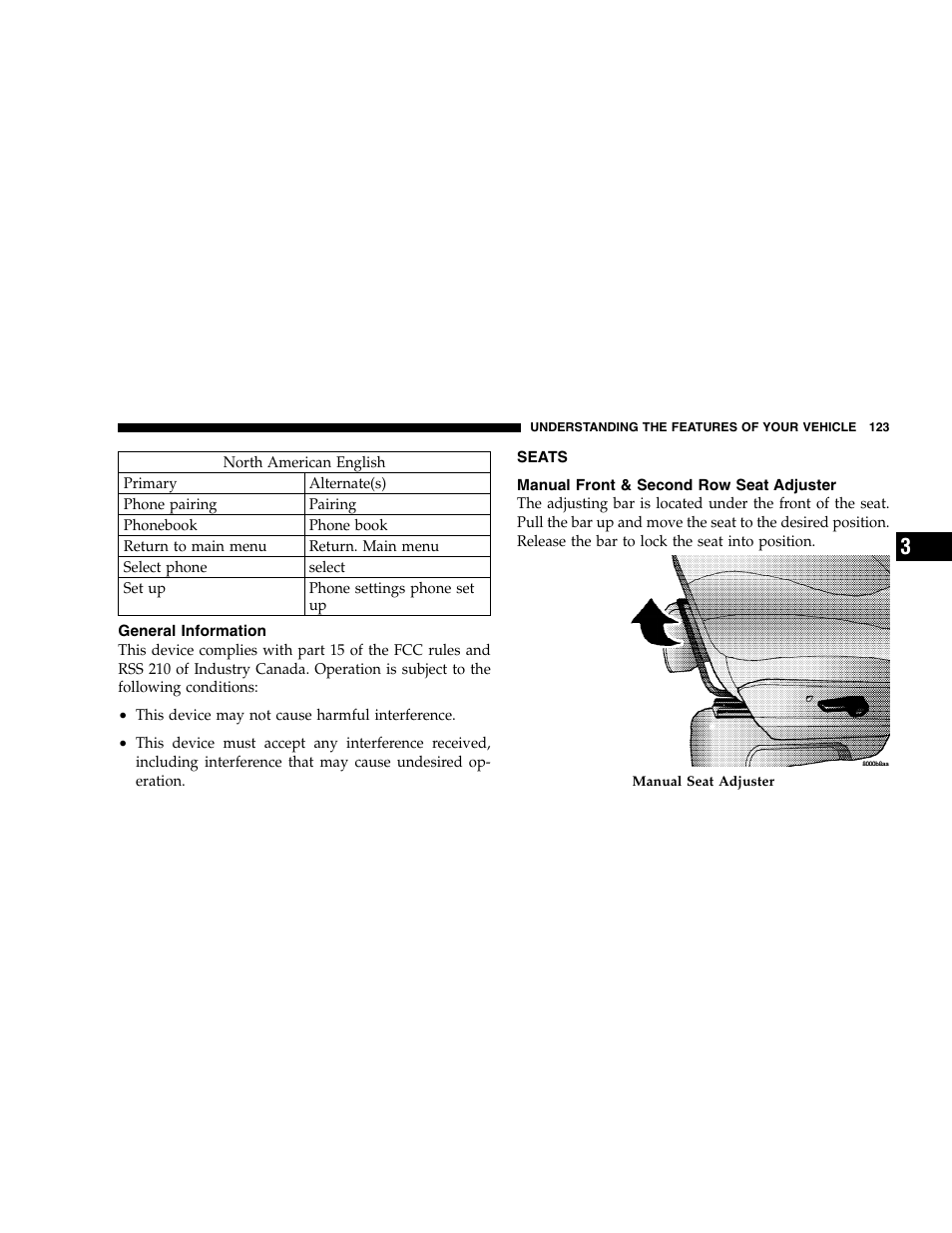 Dodge 2007 Caravan User Manual | Page 123 / 520