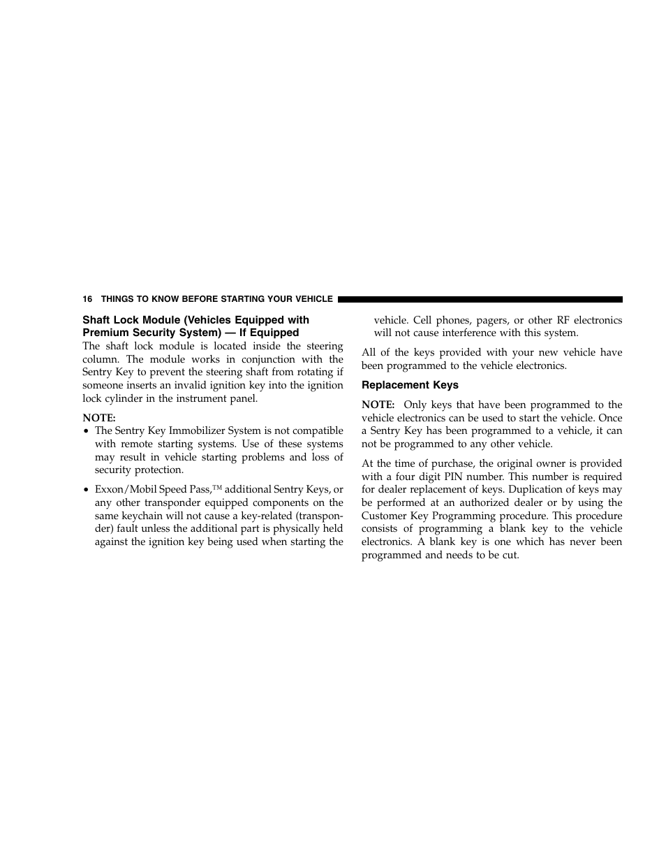Dodge 2007 Caravan User Manual | Page 16 / 520