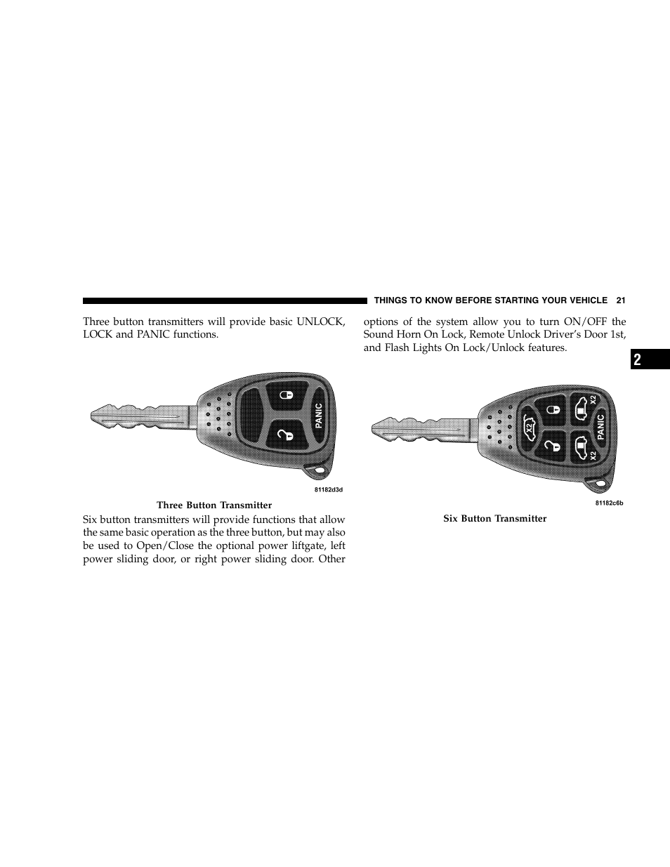 Dodge 2007 Caravan User Manual | Page 21 / 520