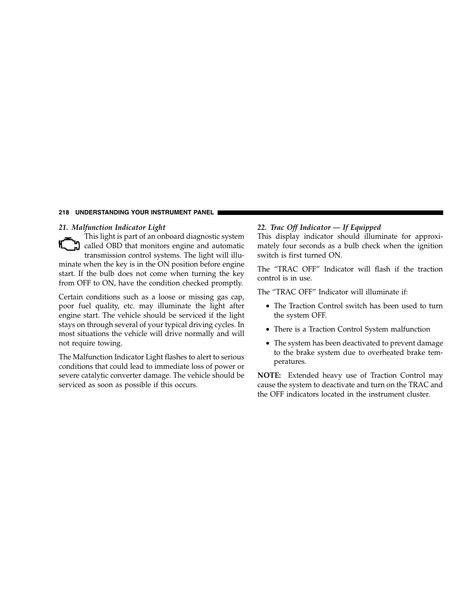 Dodge 2007 Caravan User Manual | Page 218 / 520