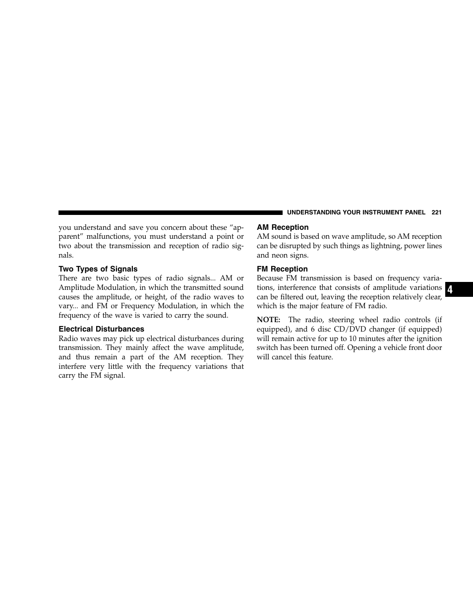 Dodge 2007 Caravan User Manual | Page 221 / 520
