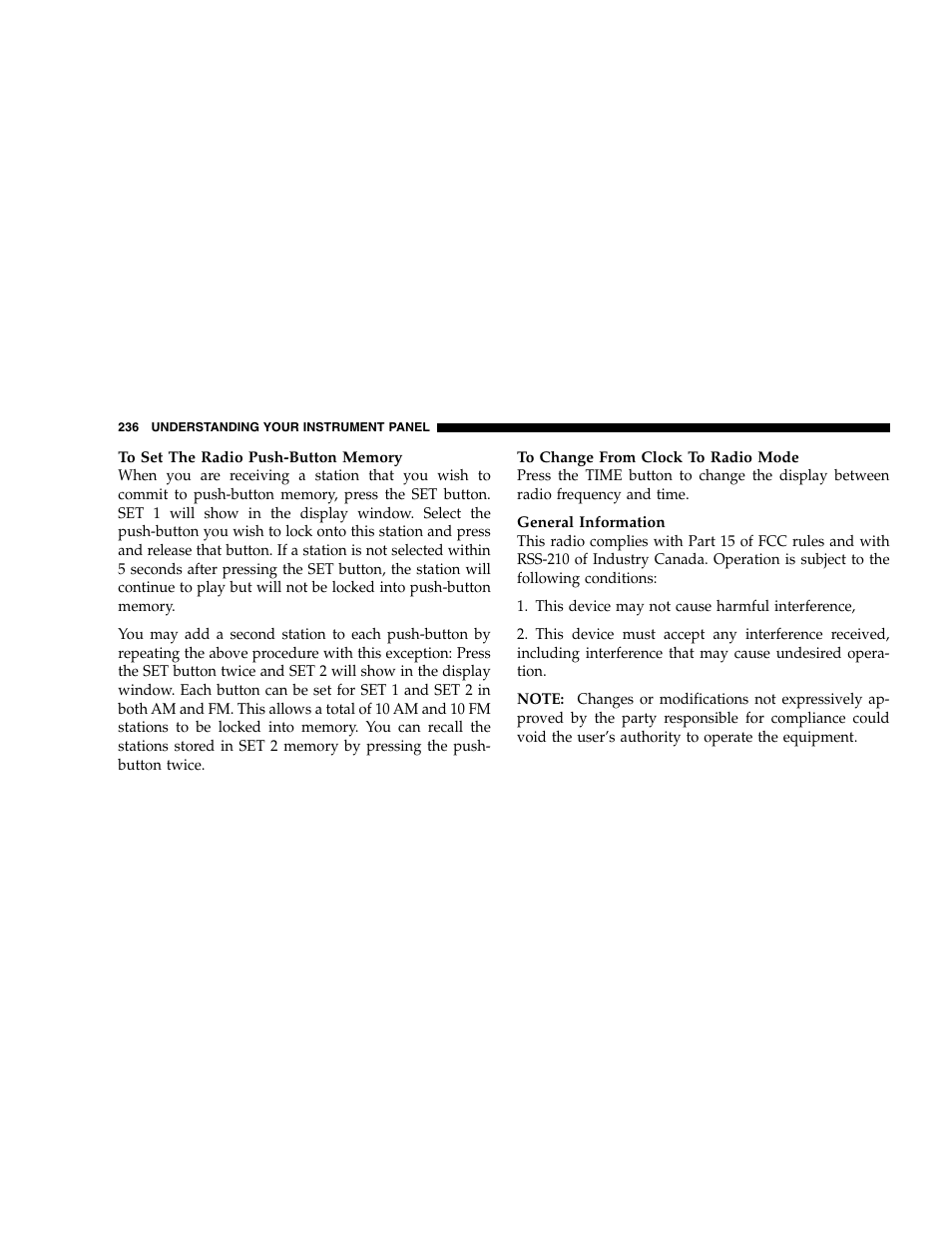 Dodge 2007 Caravan User Manual | Page 236 / 520
