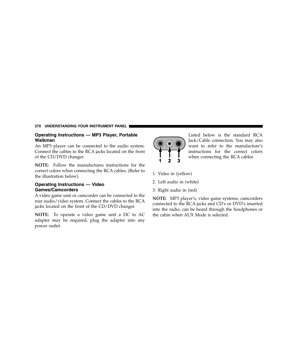 Dodge 2007 Caravan User Manual | Page 270 / 520