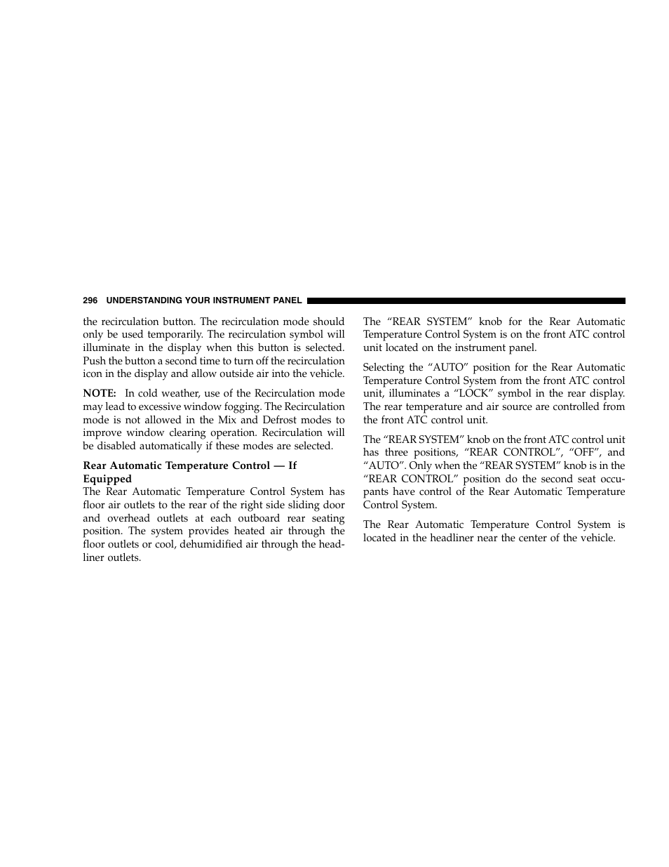 Dodge 2007 Caravan User Manual | Page 296 / 520