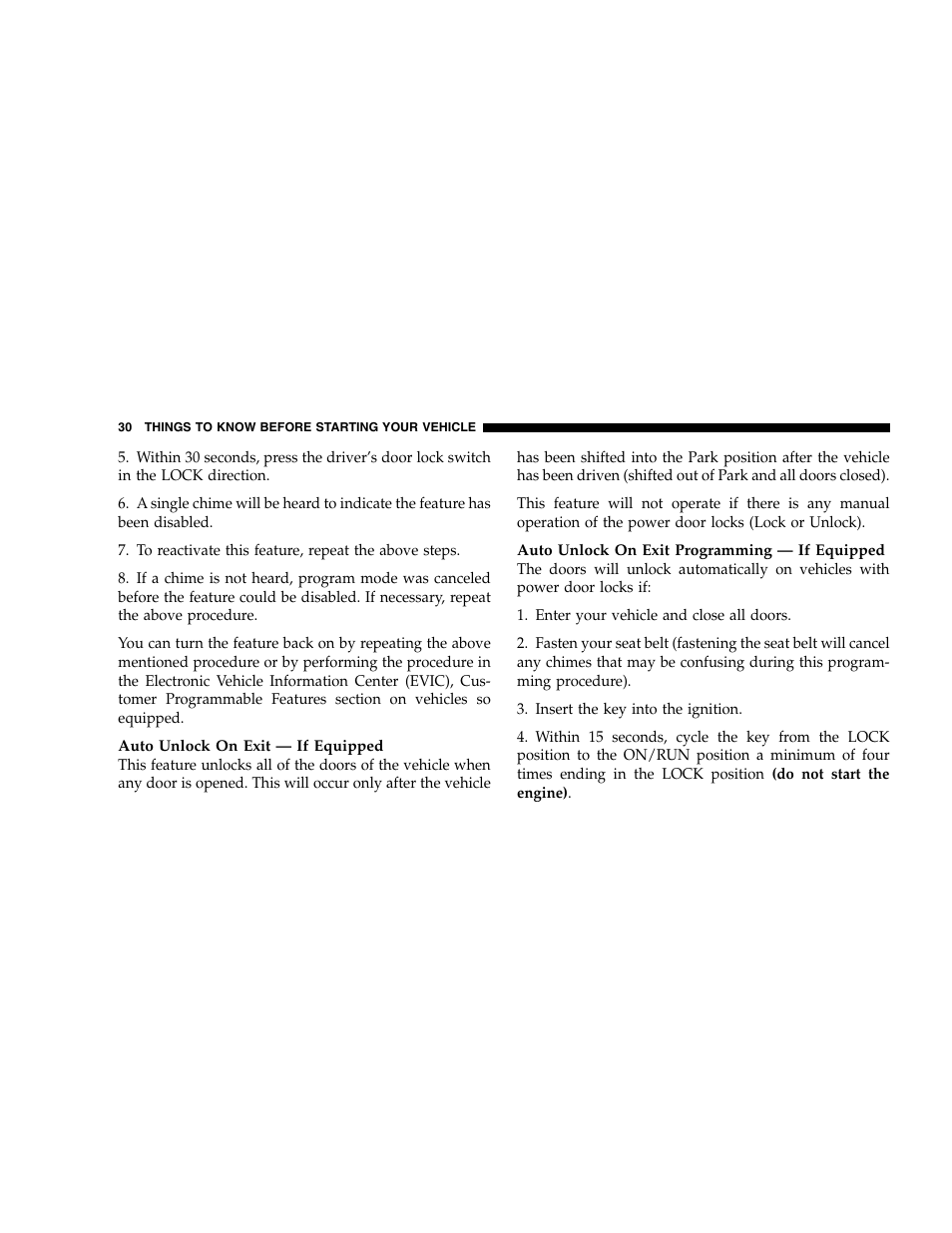 Dodge 2007 Caravan User Manual | Page 30 / 520