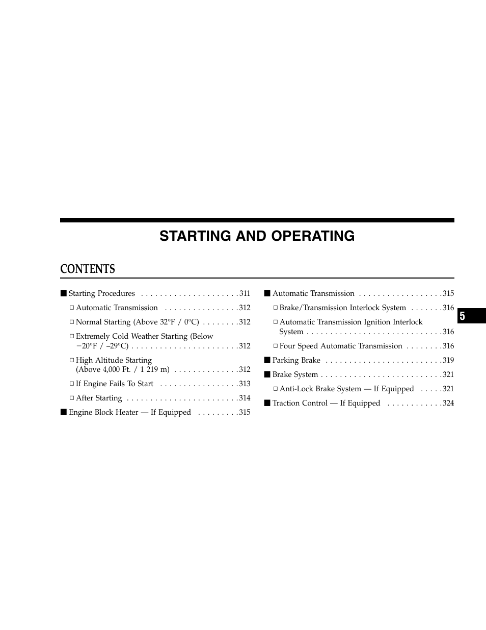 Dodge 2007 Caravan User Manual | Page 307 / 520