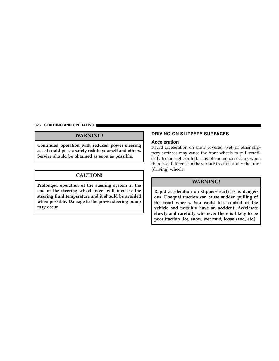 Dodge 2007 Caravan User Manual | Page 326 / 520