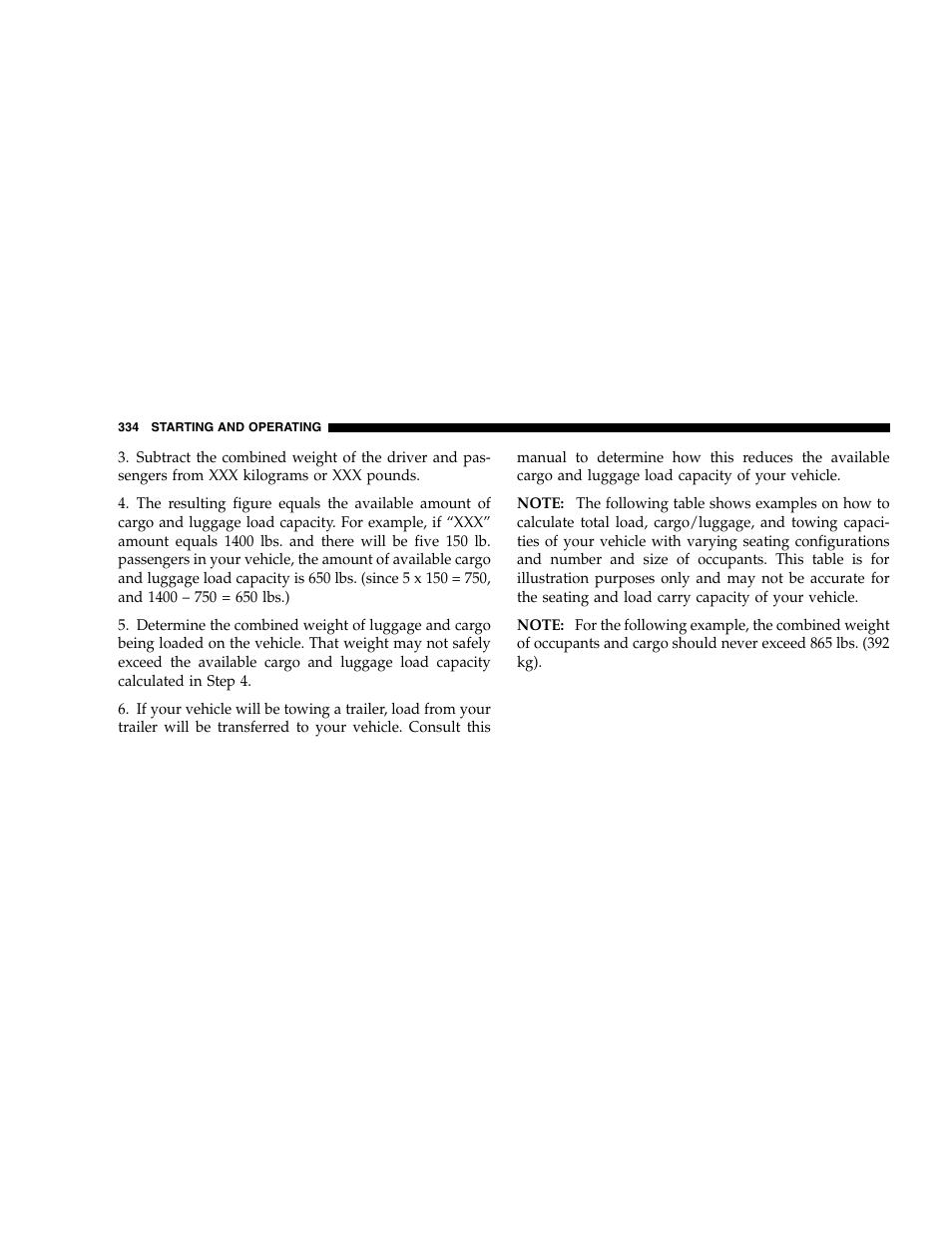 Dodge 2007 Caravan User Manual | Page 334 / 520