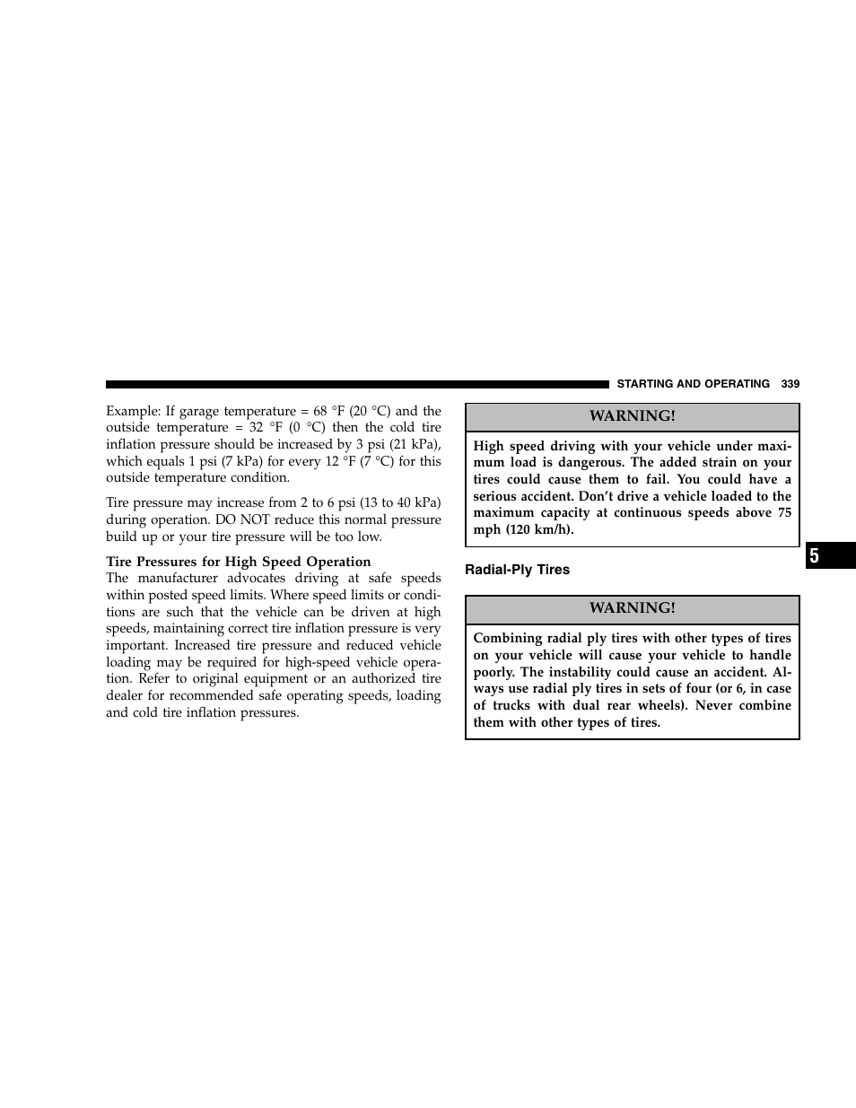 Dodge 2007 Caravan User Manual | Page 339 / 520