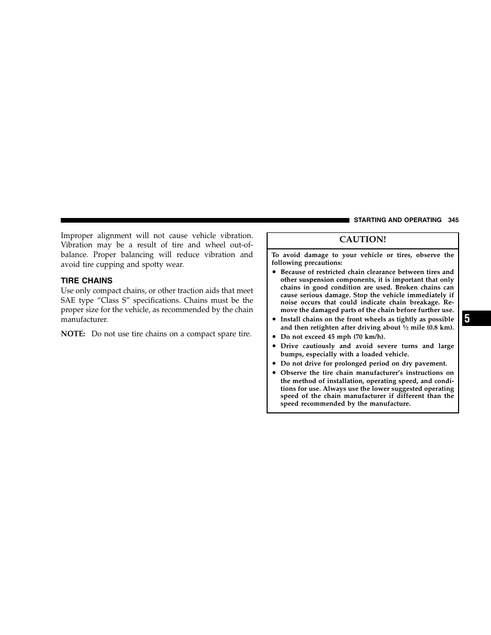 Dodge 2007 Caravan User Manual | Page 345 / 520