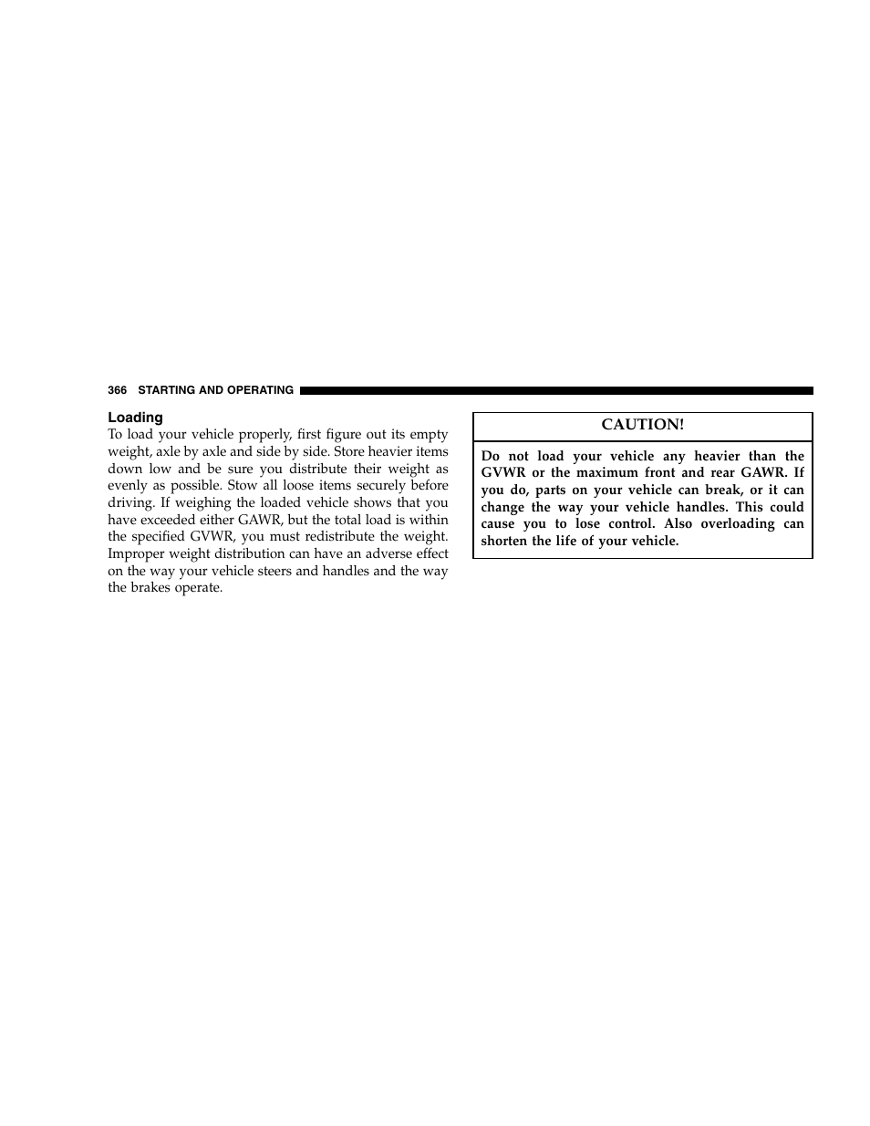 Dodge 2007 Caravan User Manual | Page 366 / 520