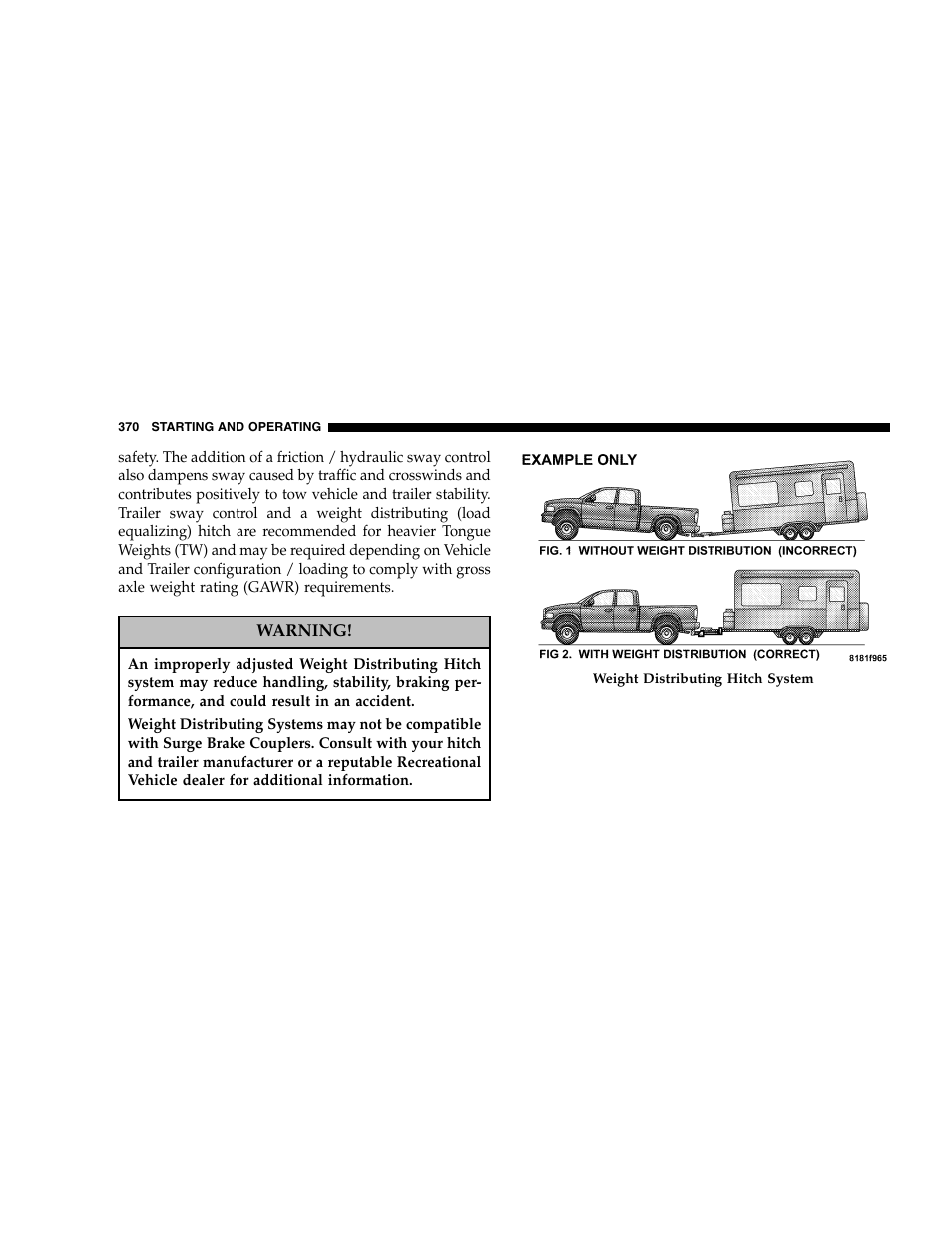 Dodge 2007 Caravan User Manual | Page 370 / 520