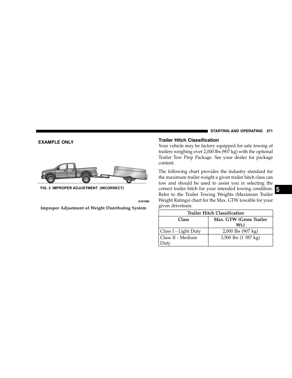 Dodge 2007 Caravan User Manual | Page 371 / 520