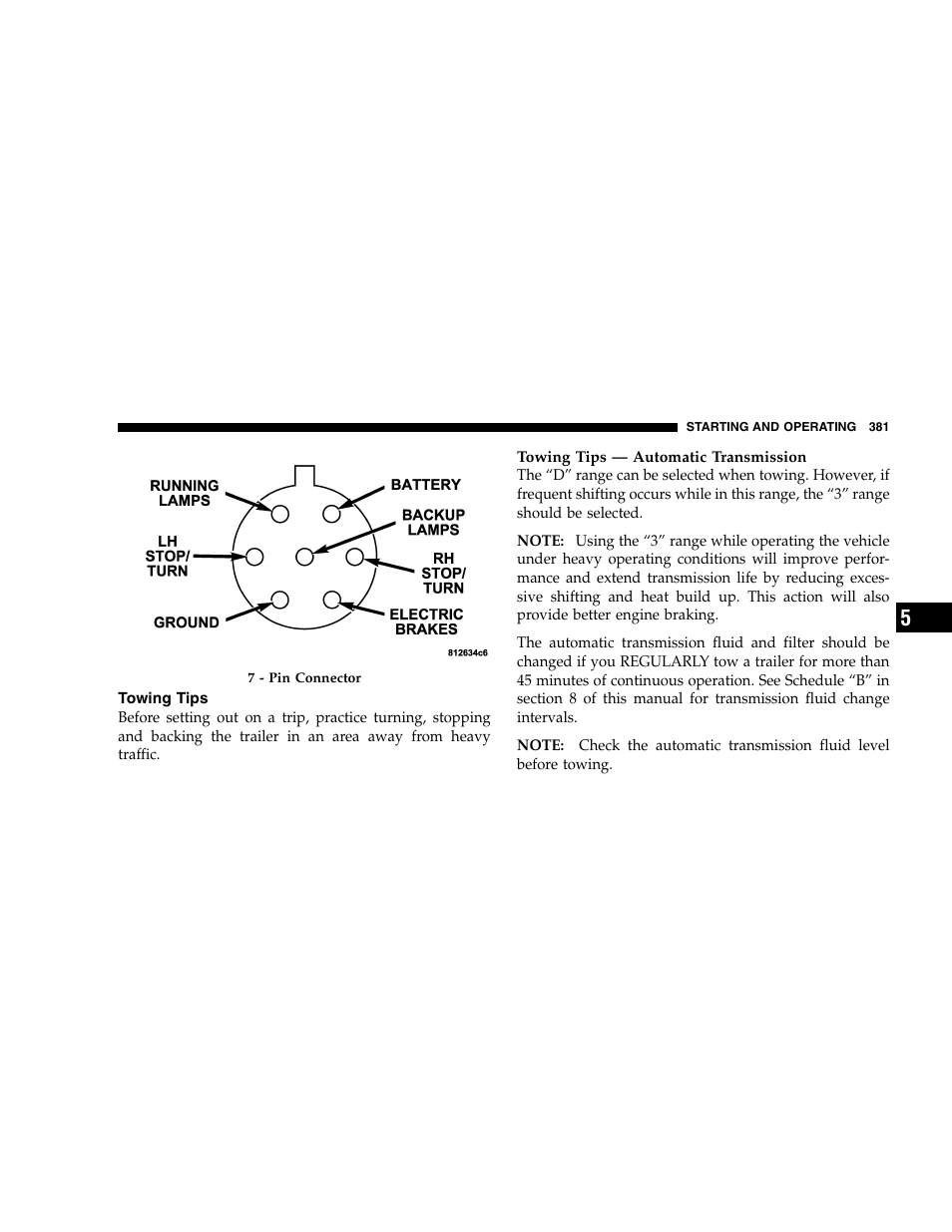 Dodge 2007 Caravan User Manual | Page 381 / 520