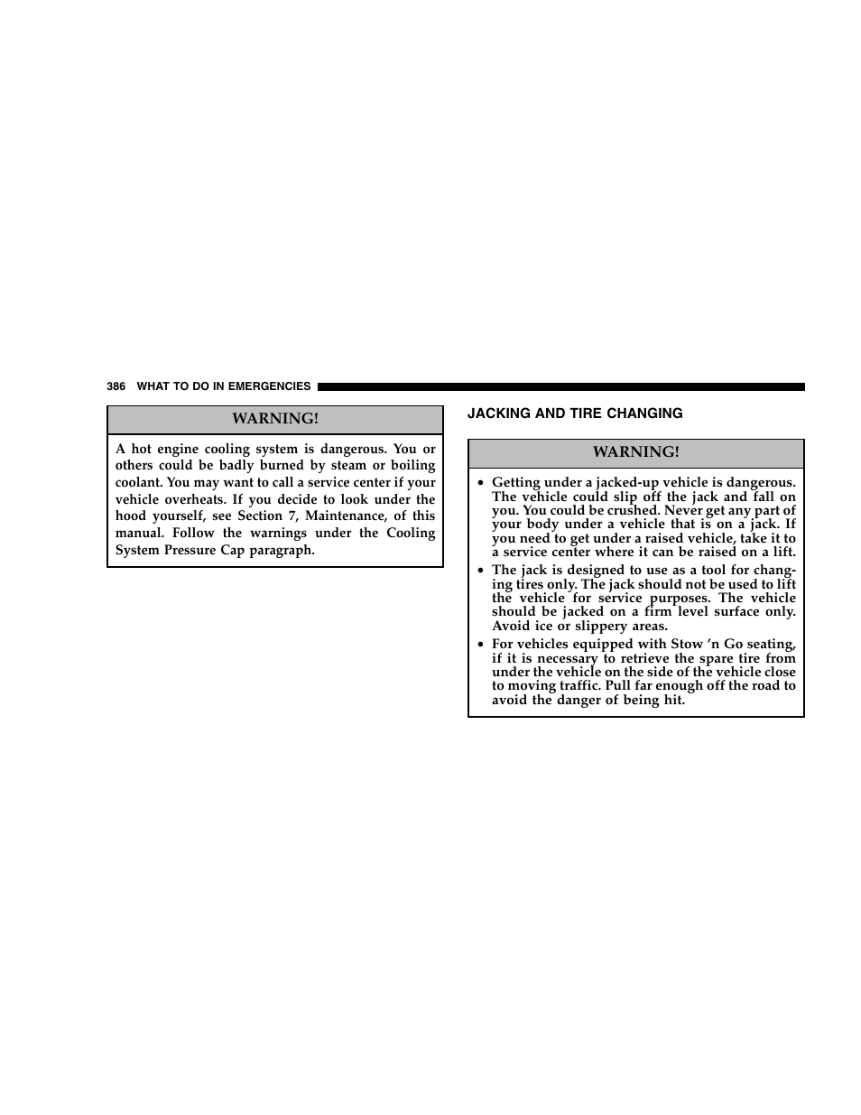 Dodge 2007 Caravan User Manual | Page 386 / 520