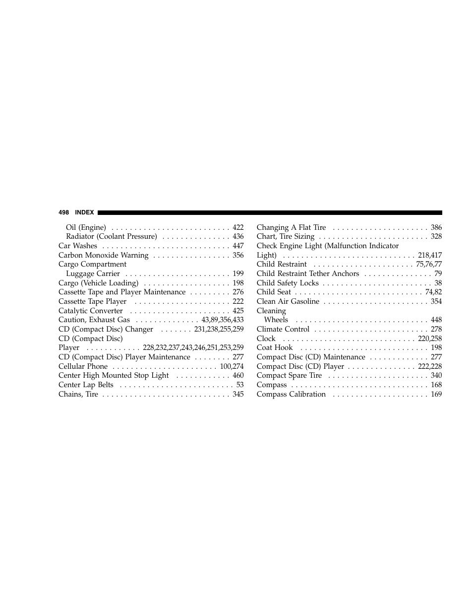 Dodge 2007 Caravan User Manual | Page 498 / 520