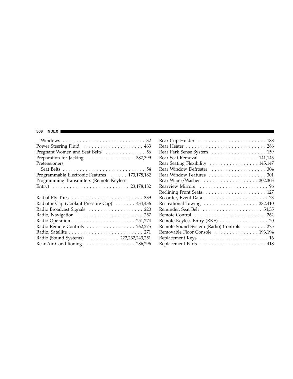 Dodge 2007 Caravan User Manual | Page 508 / 520