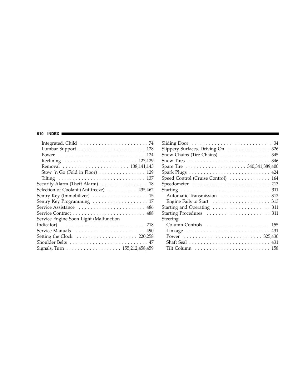 Dodge 2007 Caravan User Manual | Page 510 / 520
