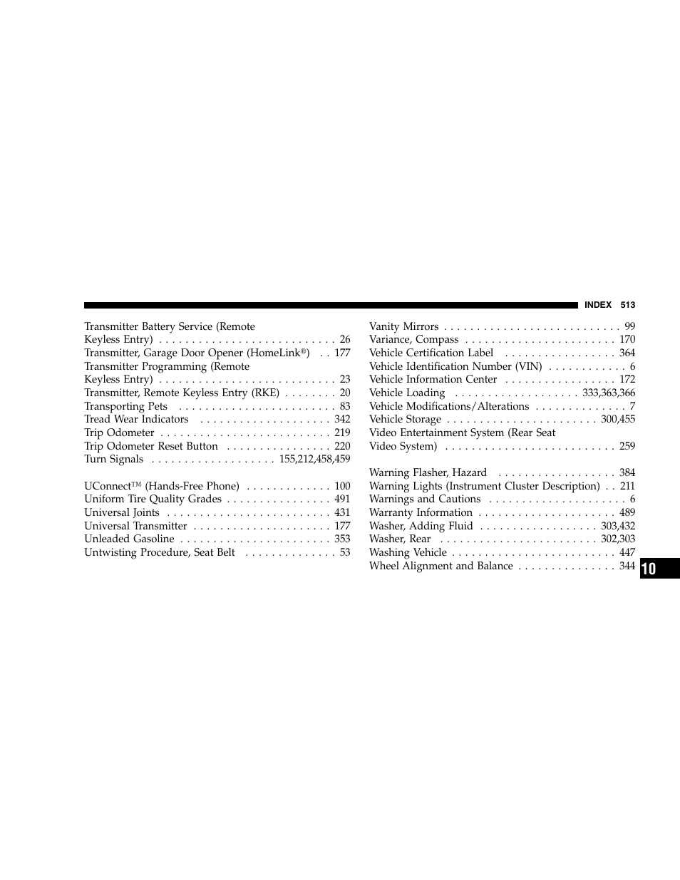 Dodge 2007 Caravan User Manual | Page 513 / 520