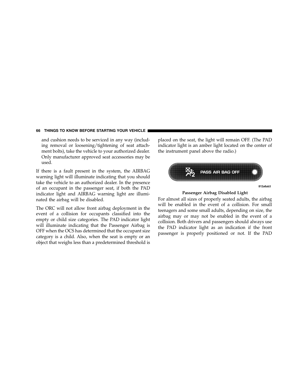 Dodge 2007 Caravan User Manual | Page 66 / 520
