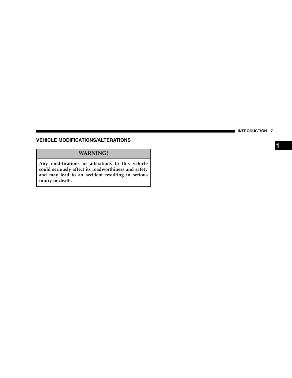 Dodge 2007 Caravan User Manual | Page 7 / 520