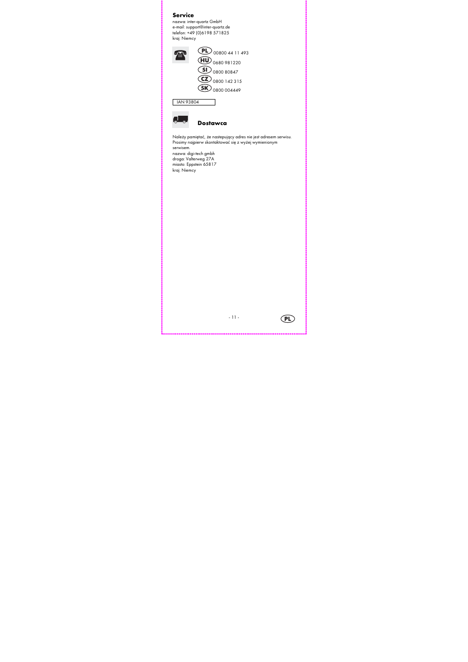 Auriol 2-LD3784-1_2_4_6_7_9 User Manual | Page 13 / 44