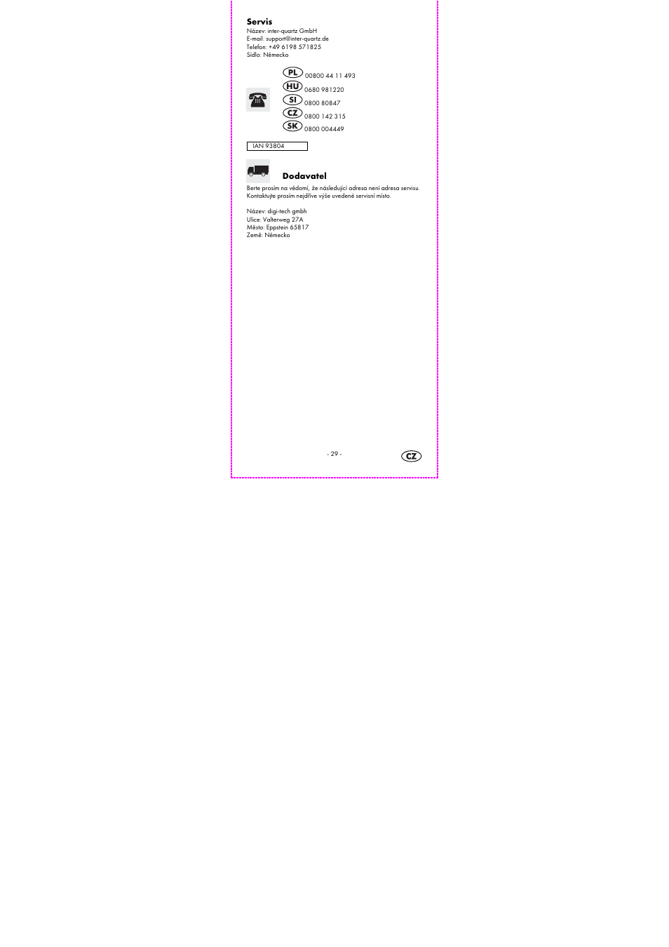 Auriol 2-LD3784-1_2_4_6_7_9 User Manual | Page 31 / 44