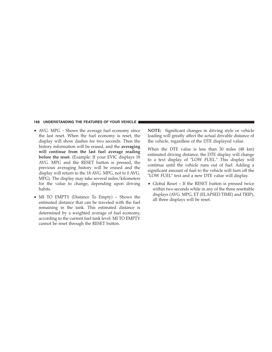 Dodge 2009 Durango User Manual | Page 170 / 498