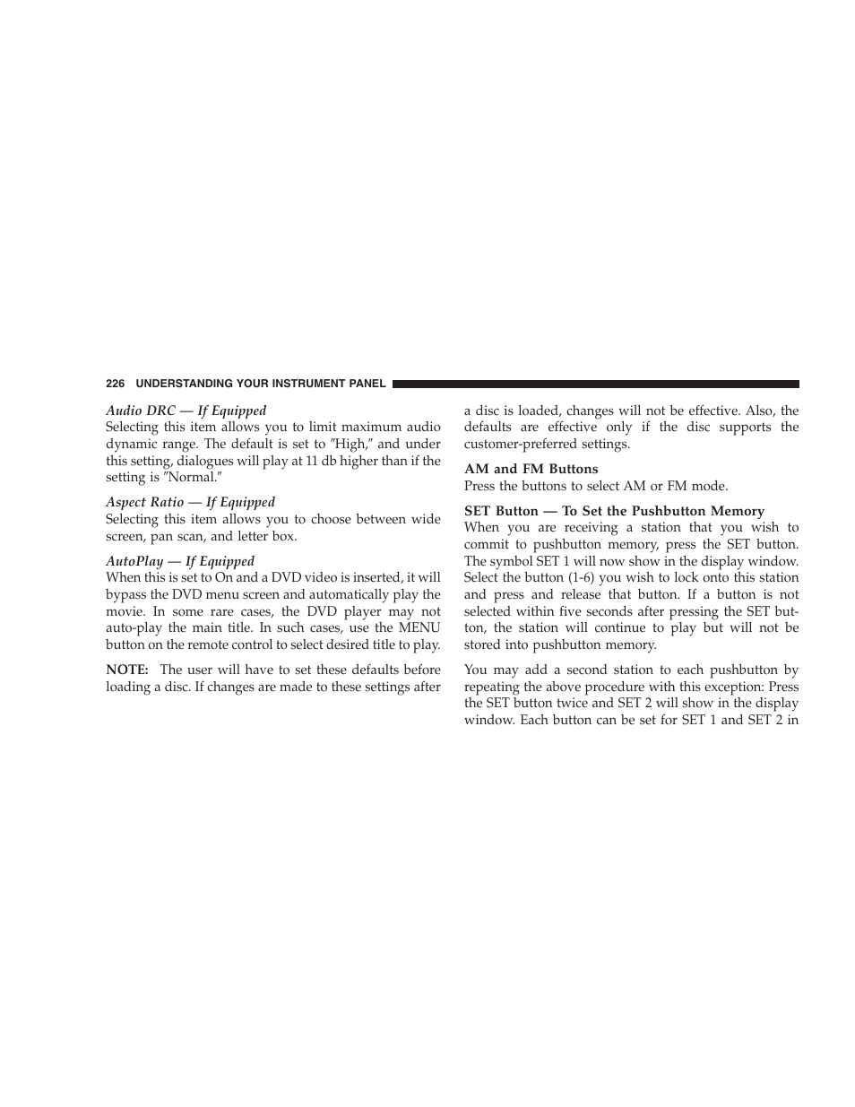 Dodge 2009 Durango User Manual | Page 228 / 498