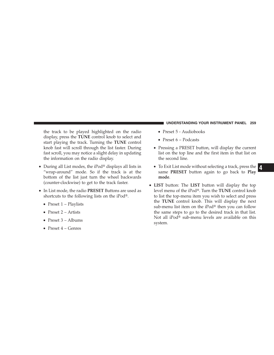 Dodge 2009 Durango User Manual | Page 261 / 498