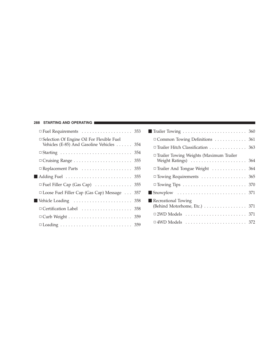 Dodge 2009 Durango User Manual | Page 290 / 498