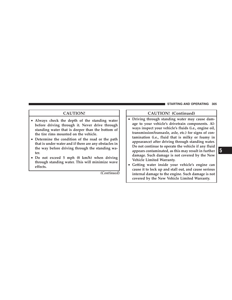 Dodge 2009 Durango User Manual | Page 307 / 498