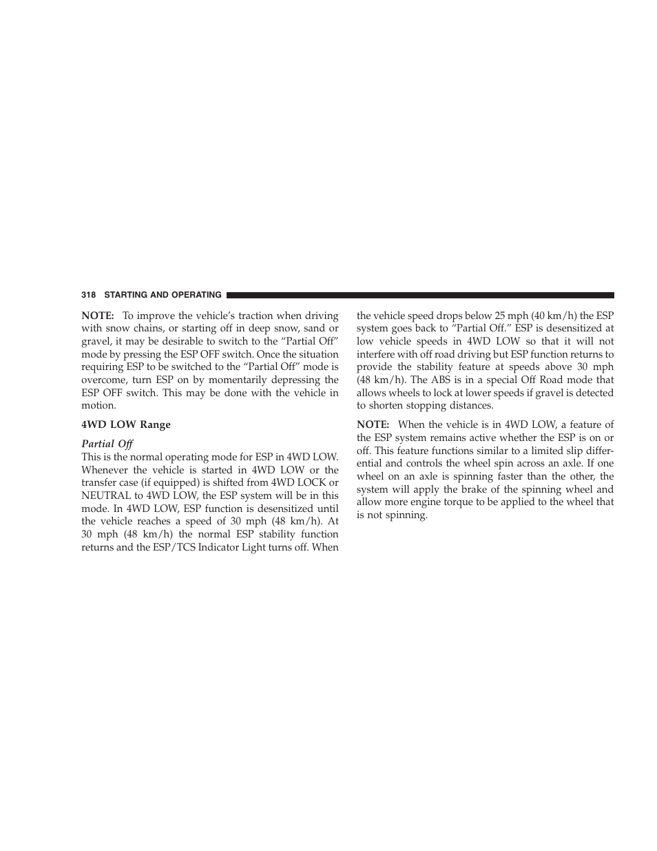 Dodge 2009 Durango User Manual | Page 320 / 498