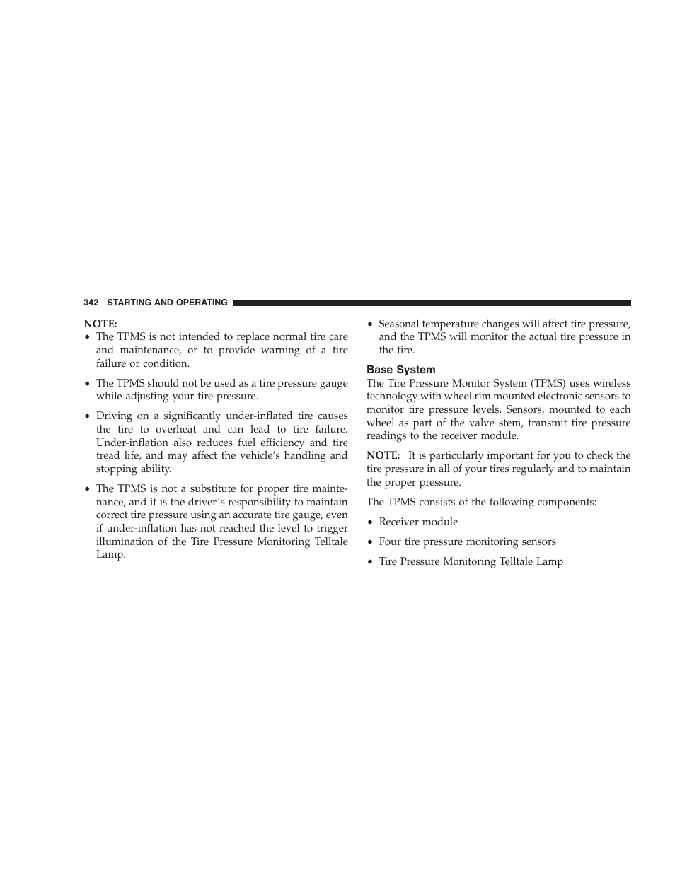 Base system | Dodge 2009 Durango User Manual | Page 344 / 498