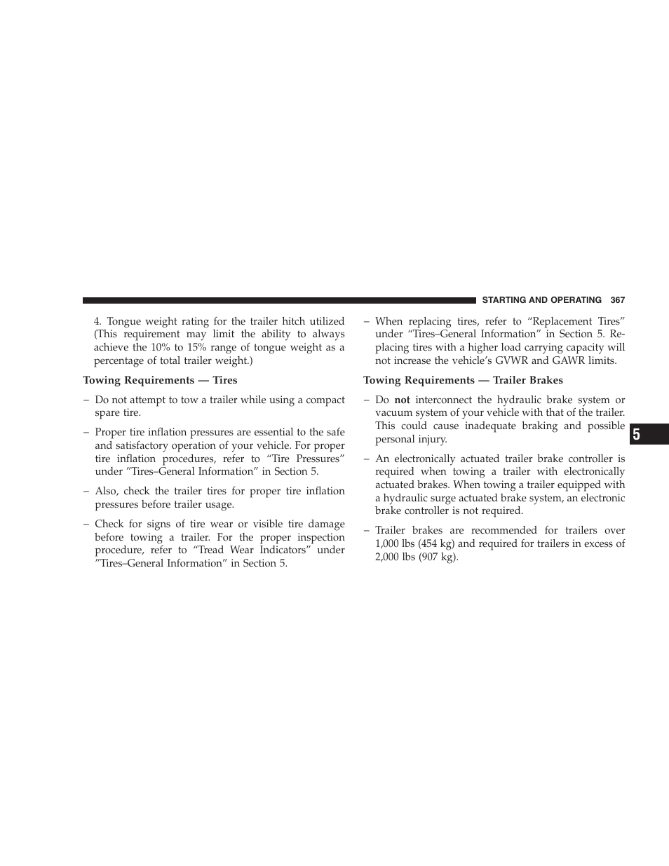 Dodge 2009 Durango User Manual | Page 369 / 498