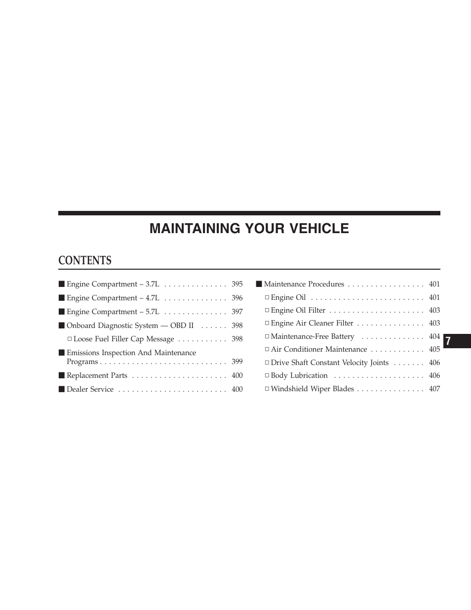 Dodge 2009 Durango User Manual | Page 395 / 498