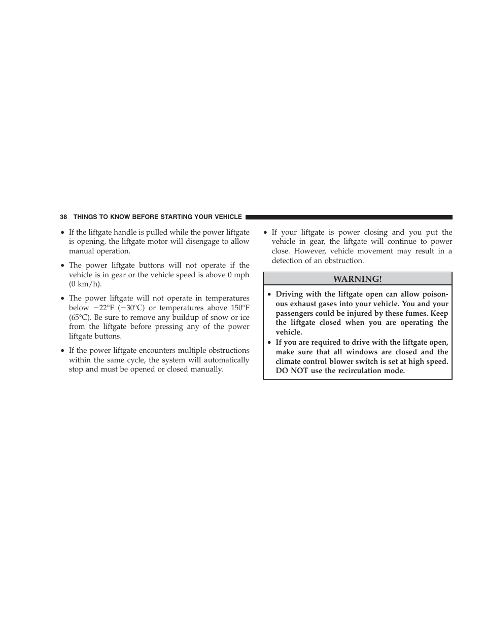 Dodge 2009 Durango User Manual | Page 40 / 498