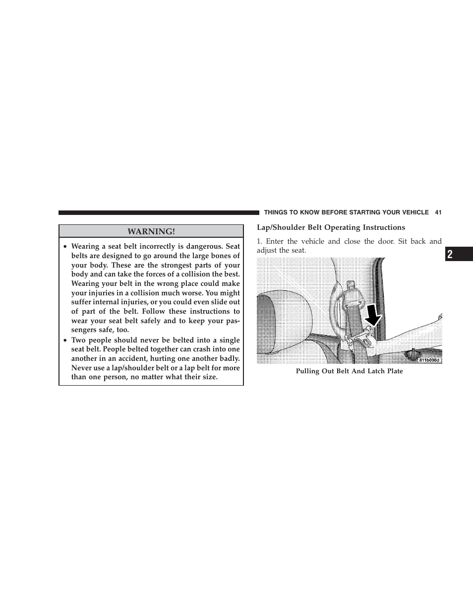 Dodge 2009 Durango User Manual | Page 43 / 498