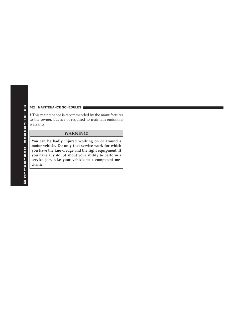 Dodge 2009 Durango User Manual | Page 464 / 498
