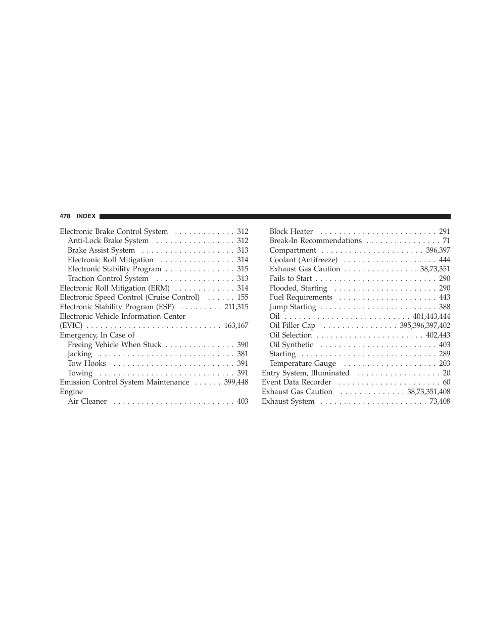 Dodge 2009 Durango User Manual | Page 480 / 498