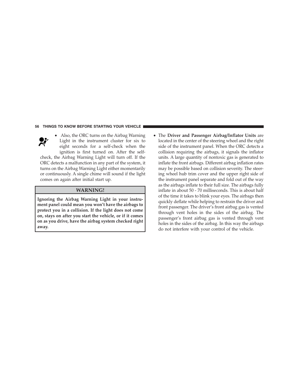 Dodge 2009 Durango User Manual | Page 58 / 498