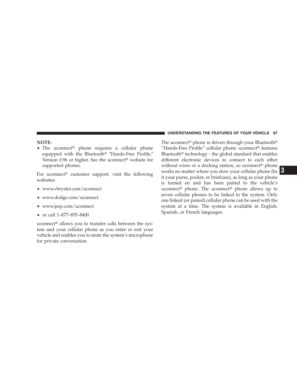 Dodge 2009 Durango User Manual | Page 89 / 498